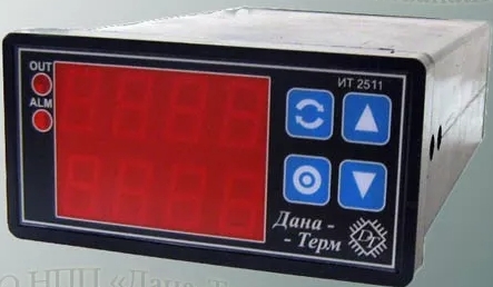 Измеритель температуры щитовой одноканальный ДАНА-ТЕРМ ИТ-2511 Термометры