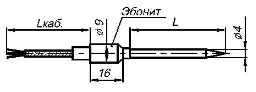 Термопреобразователь сопротивления ДАНА-ТЕРМ ТС-40 Термометры #2